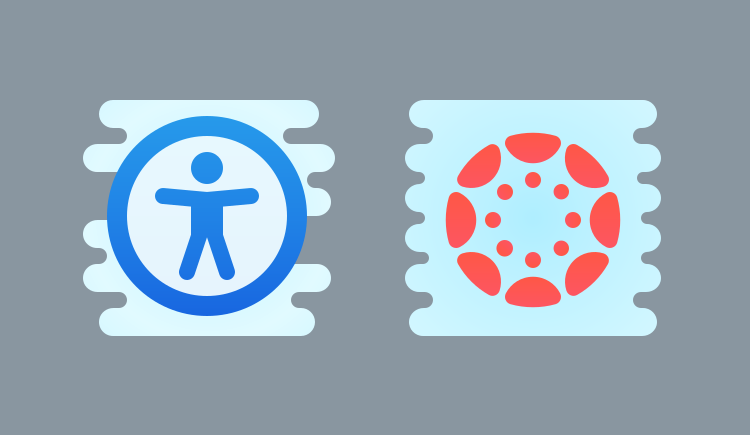 Accessibility and Canvas icons