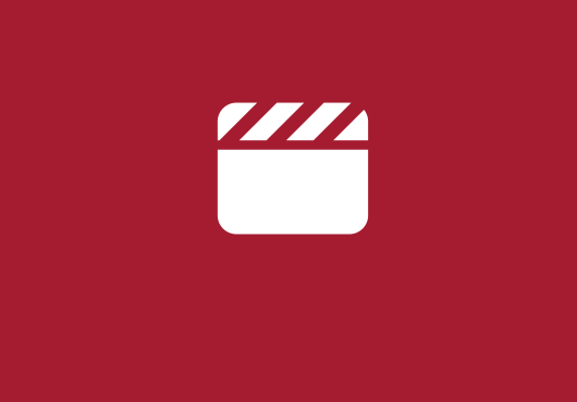Icon of a clapperboard
