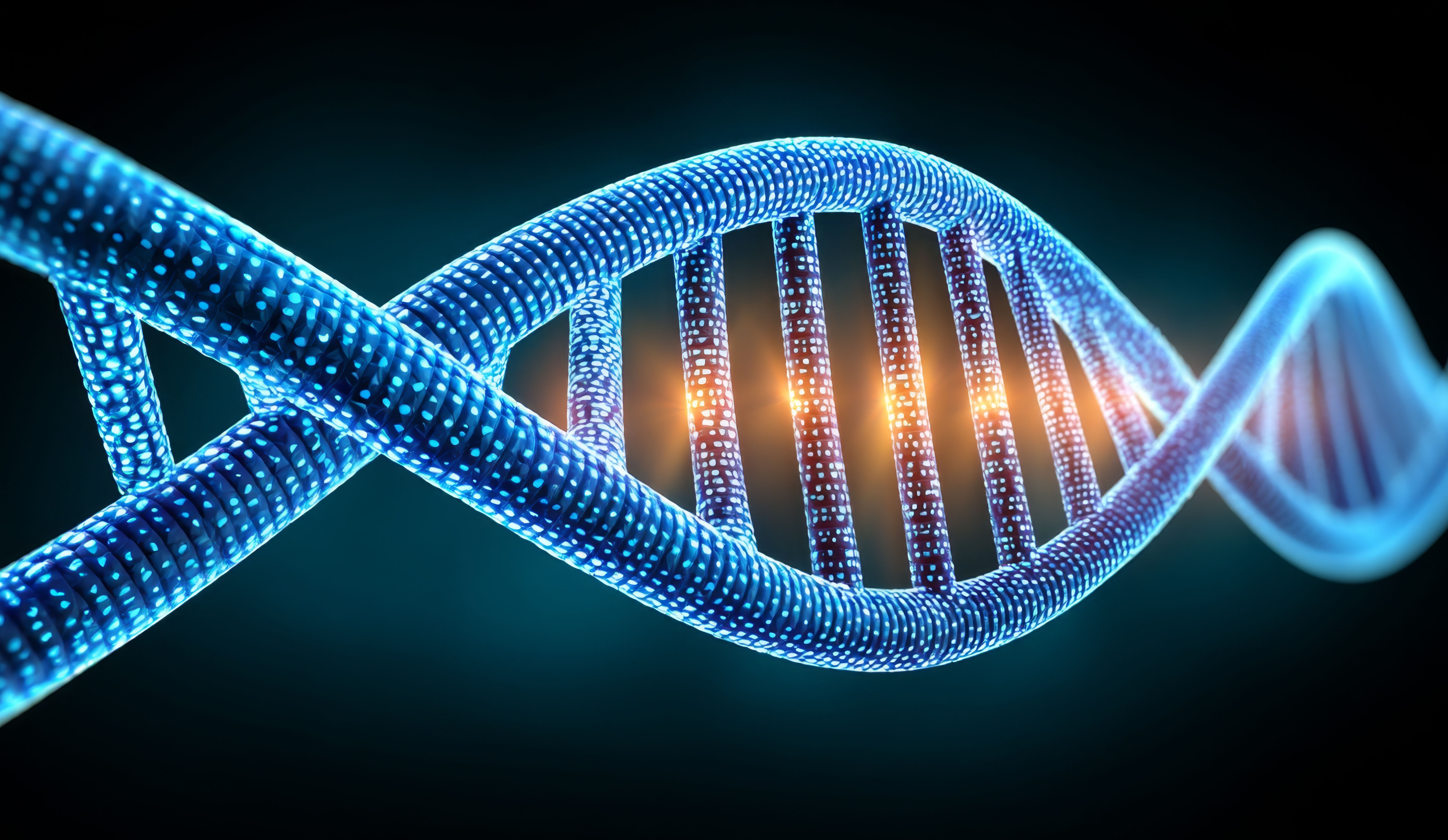 Illustration representing genetic data