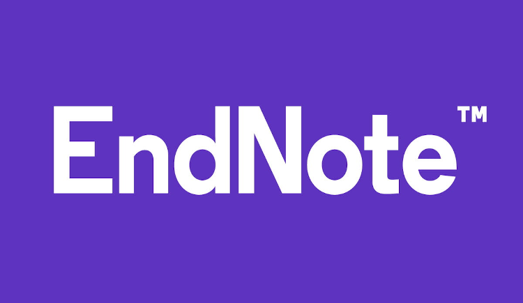 EndNote text with purple background